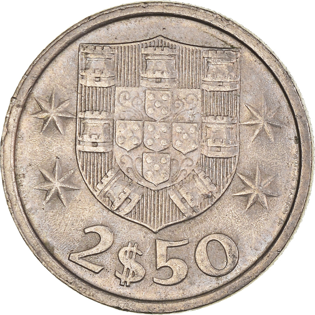 Coin, Portugal, 2-1/2 Escudos, 1982