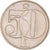 Coin, Czechoslovakia, 50 Haleru, 1990