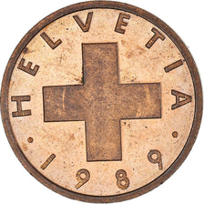 Monnaie, Suisse, Rappen, 1989