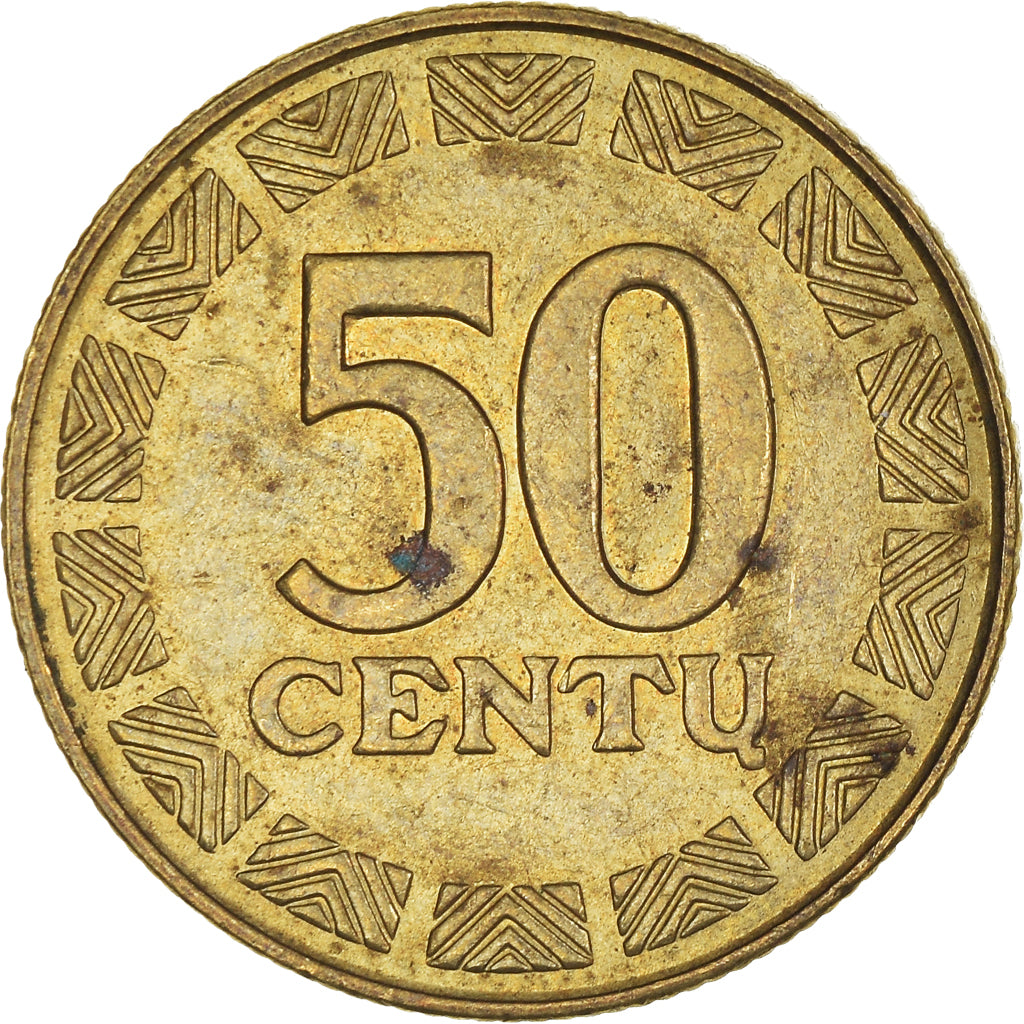Monnaie, Lituanie, 50 Centu, 2000