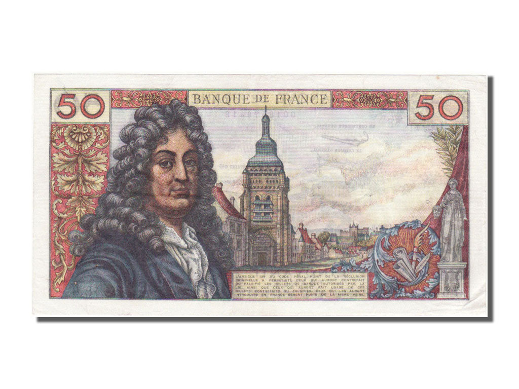 France, 50 Francs, 50 F 1962-1976 ''Racine'', 1962, KM #148a, 1962-06-07,...