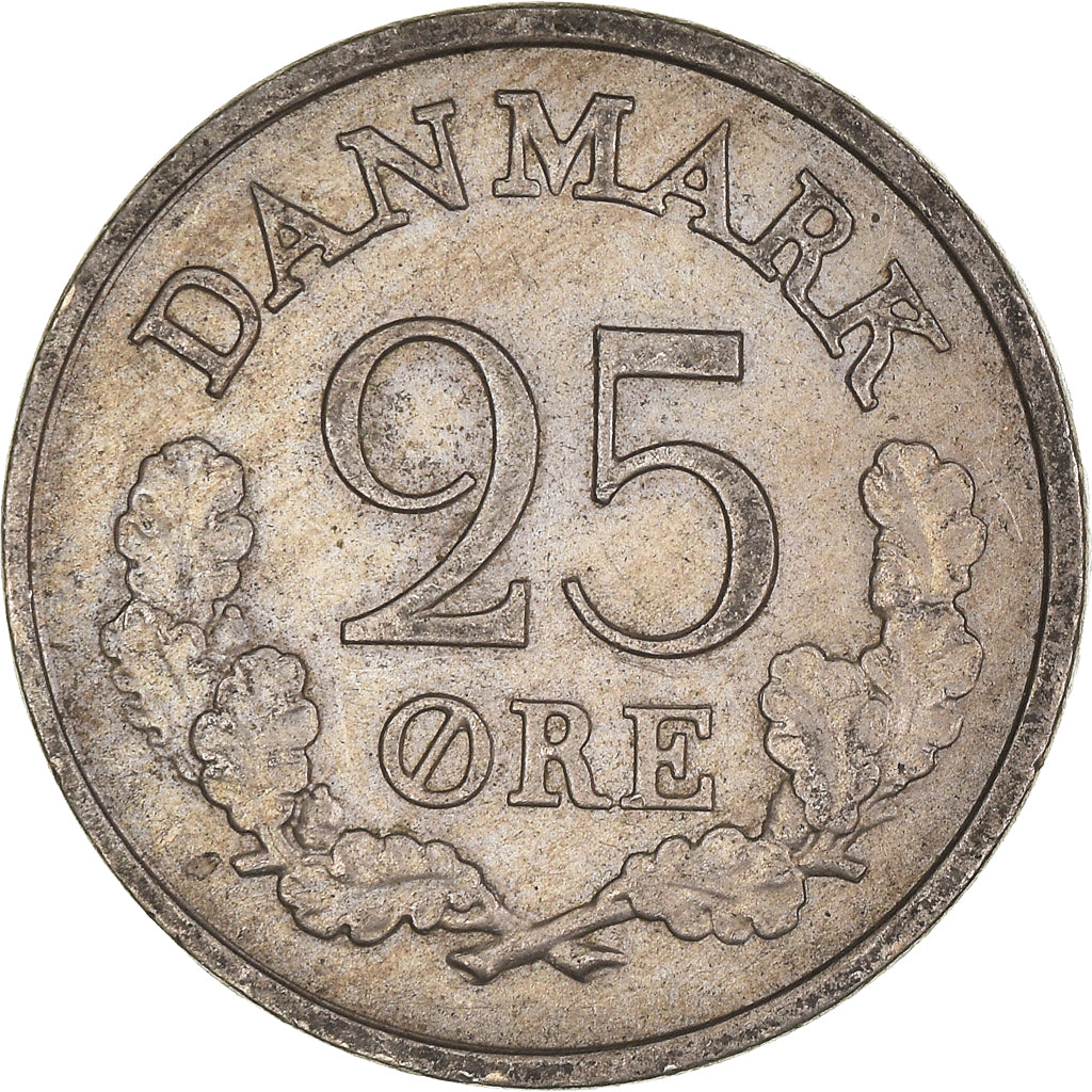 Munten, Denemarken, 25 Öre, 1960