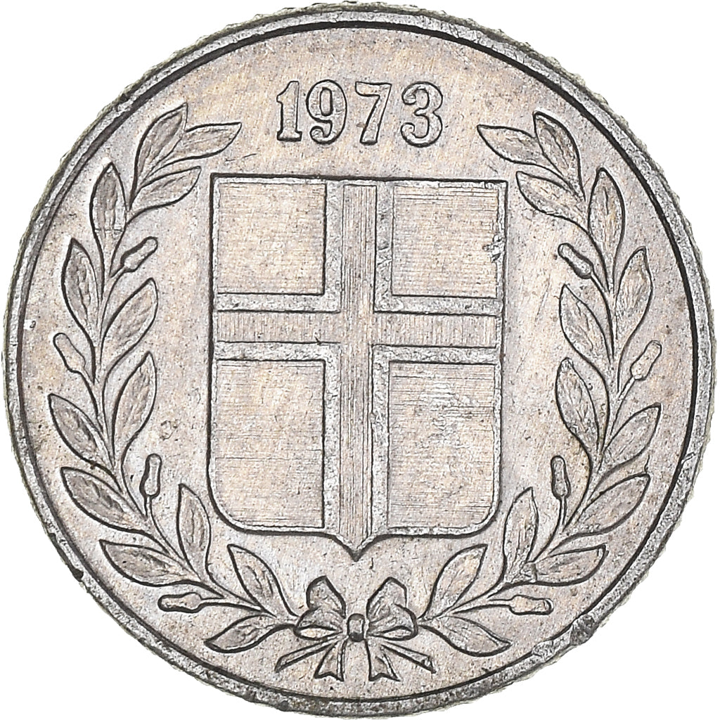 Coin, Iceland, 10 Aurar, 1973
