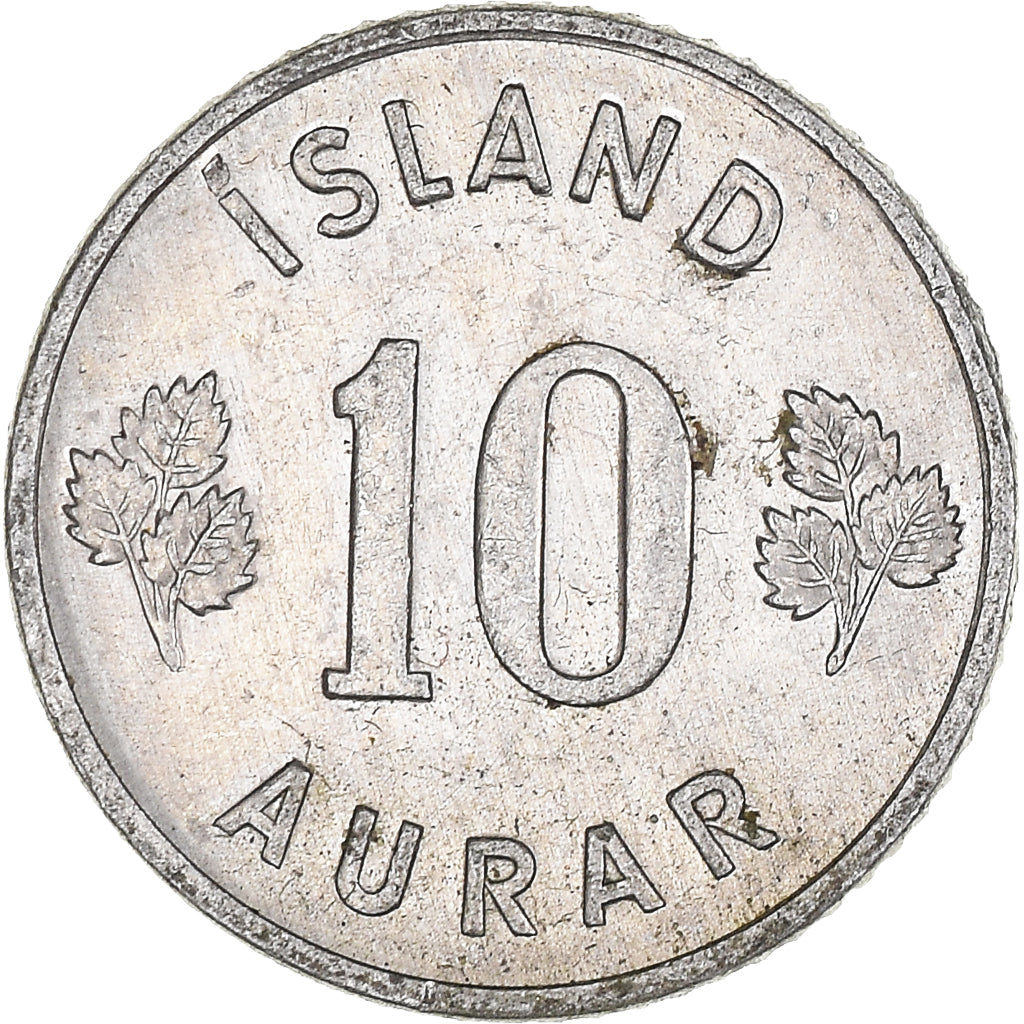 Coin, Iceland, 10 Aurar, 1973
