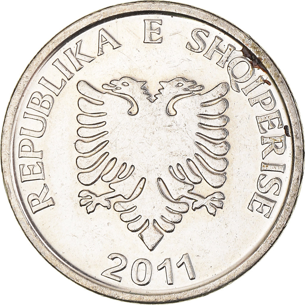 Monnaie, Albanie, 5 Lekë, 2011