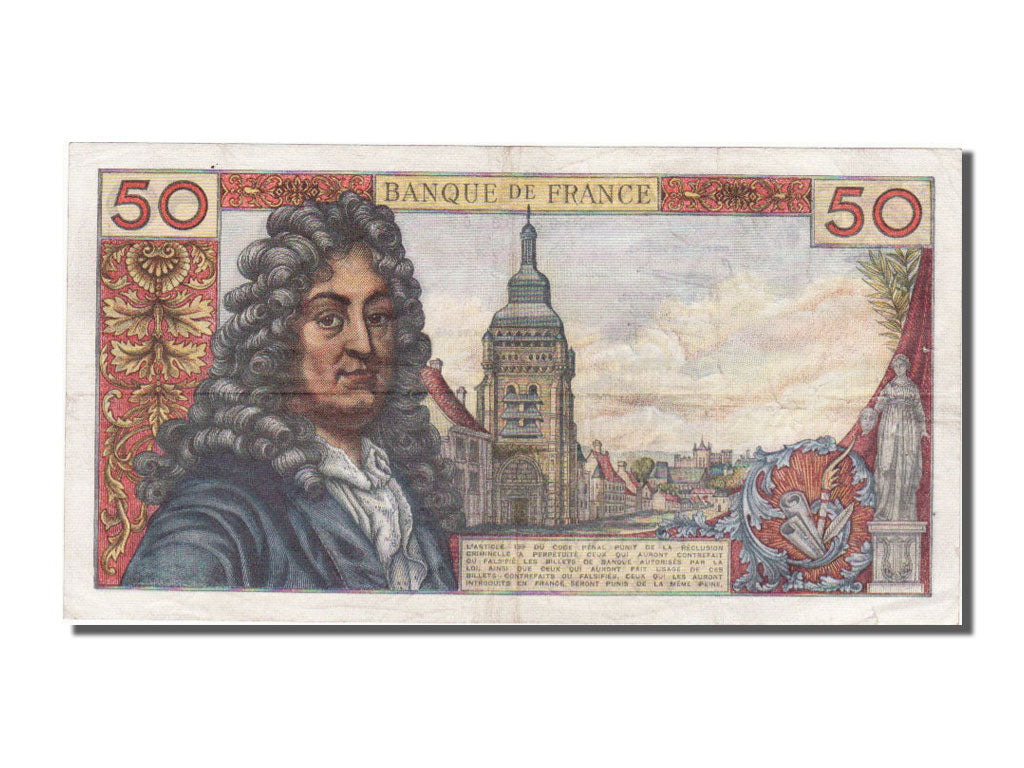 France, 50 Francs, 50 F 1962-1976 ''Racine'', 1963, KM #148a, 1963-02-07,...