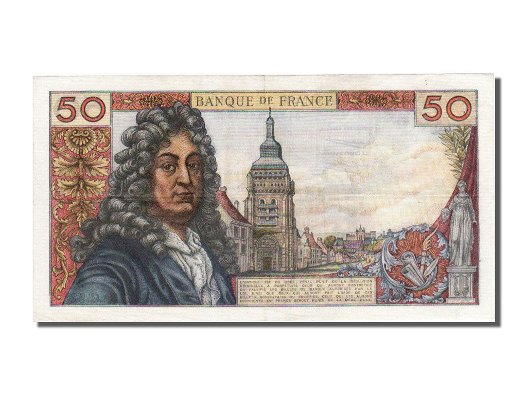 France, 50 Francs, 50 F 1962-1976 ''Racine'', 1963, KM #148a, 1963-05-02,...