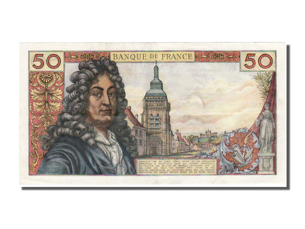 France, 50 Francs, 50 F 1962-1976 ''Racine'', 1971, KM #148d, 1971-06-03,...