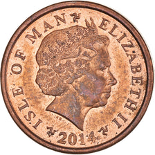 Coin, Isle of Man, Penny, 2014
