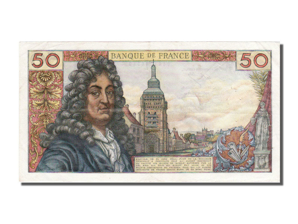 France, 50 Francs, 50 F 1962-1976 ''Racine'', 1973, KM #148d, 1973-01-04,...