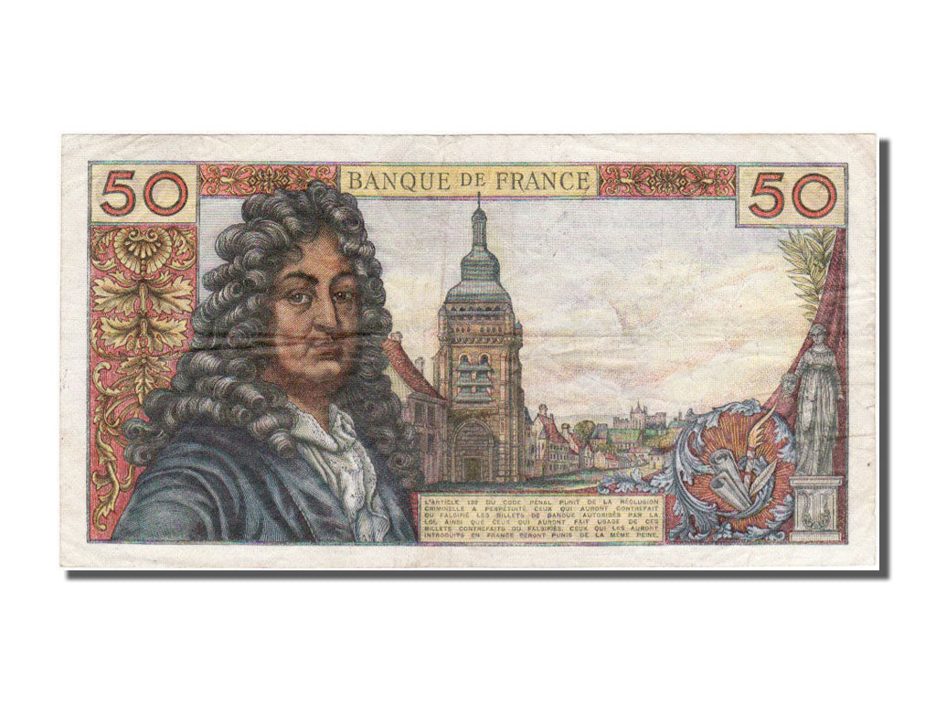 France, 50 Francs, 50 F 1962-1976 ''Racine'', 1973, KM #148d, 1973-05-03,...