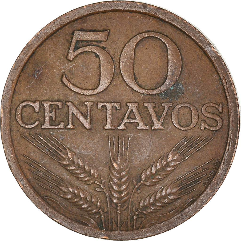 Monnaie, Portugal, 50 Centavos, 1977