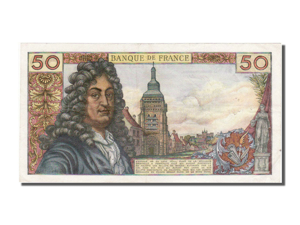 France, 50 Francs, 50 F 1962-1976 ''Racine'', 1973, KM #148d, 1973-11-08,...