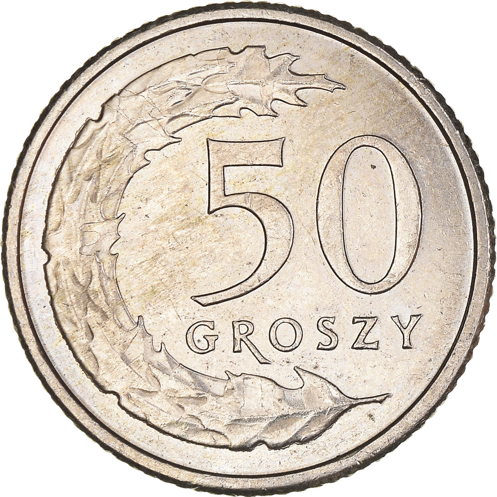 Münze, Polen, 50 Groszy, 2012