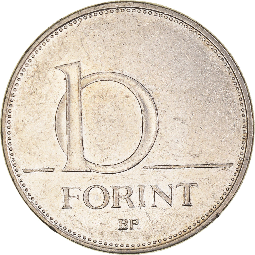 Munten, Hongarije, 10 Forint, 2008