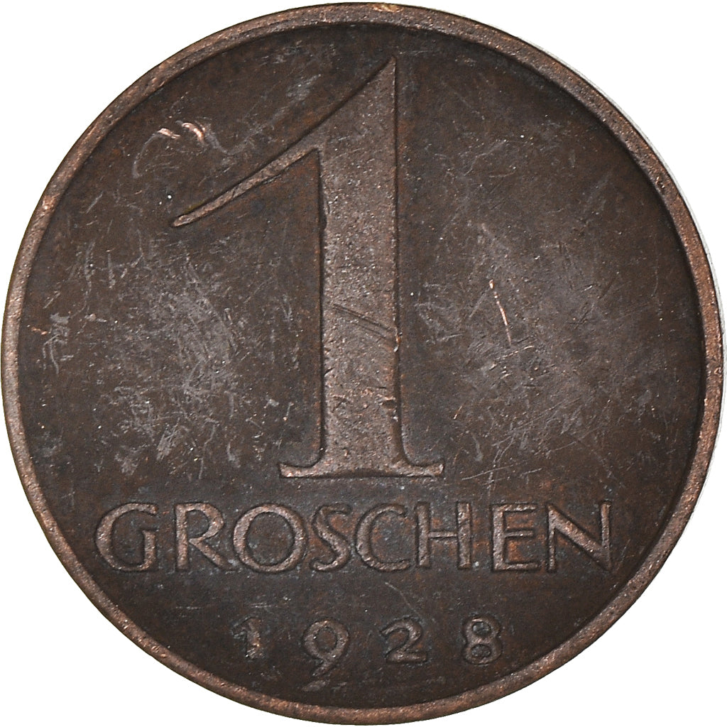 Moneda, Austria, Groschen, 1928