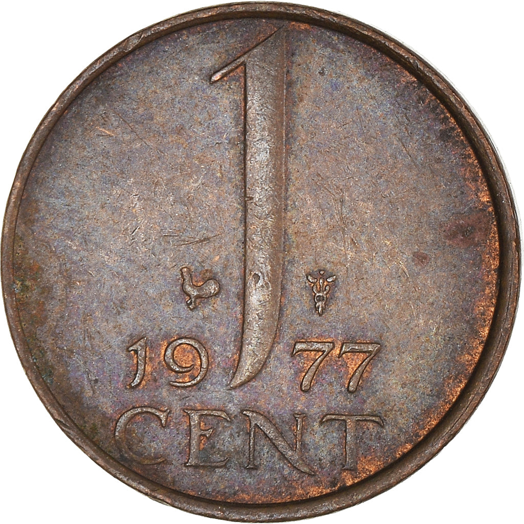 Munten, Nederland, Cent, 1977