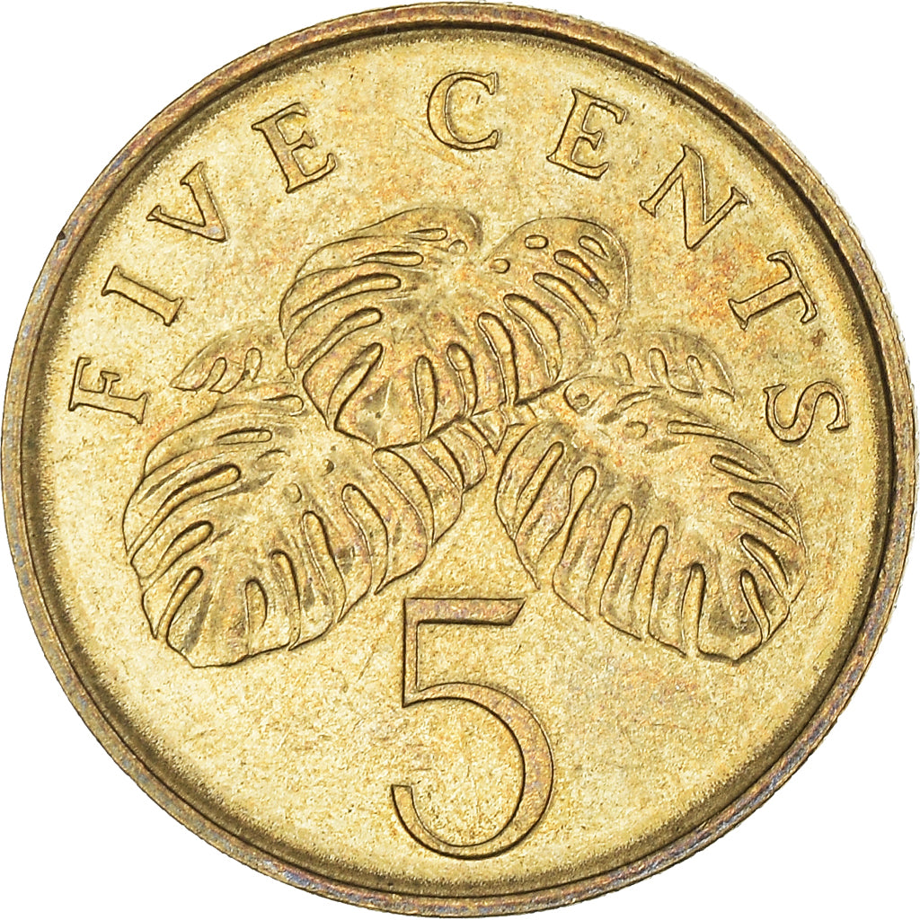 Moneta, Singapore, 5 Cents, 2007