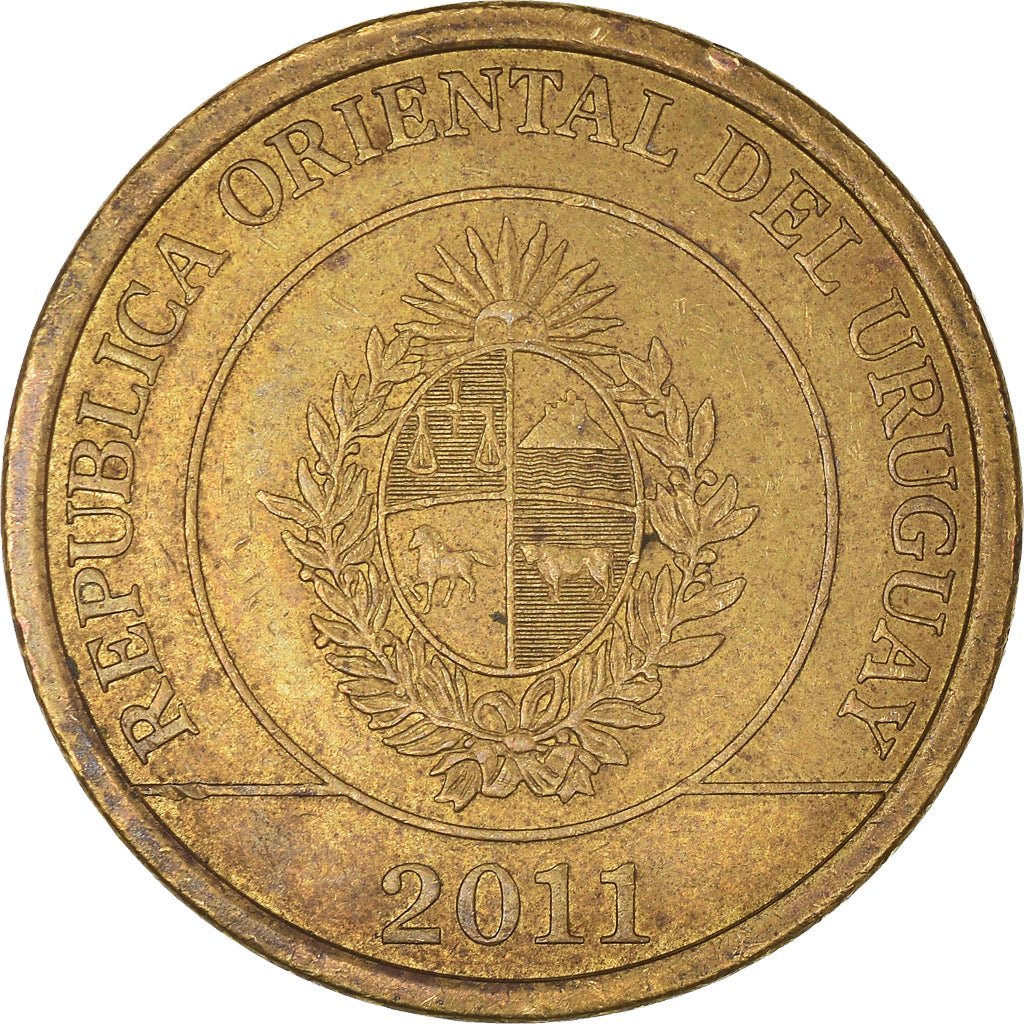 Moneda, Uruguay, 2 Pesos Uruguayos, 2011