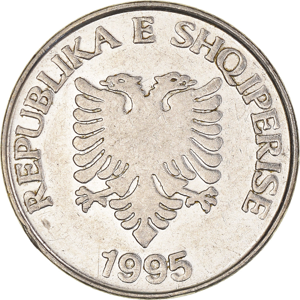 Monnaie, Albanie, 5 Lekë, 1995