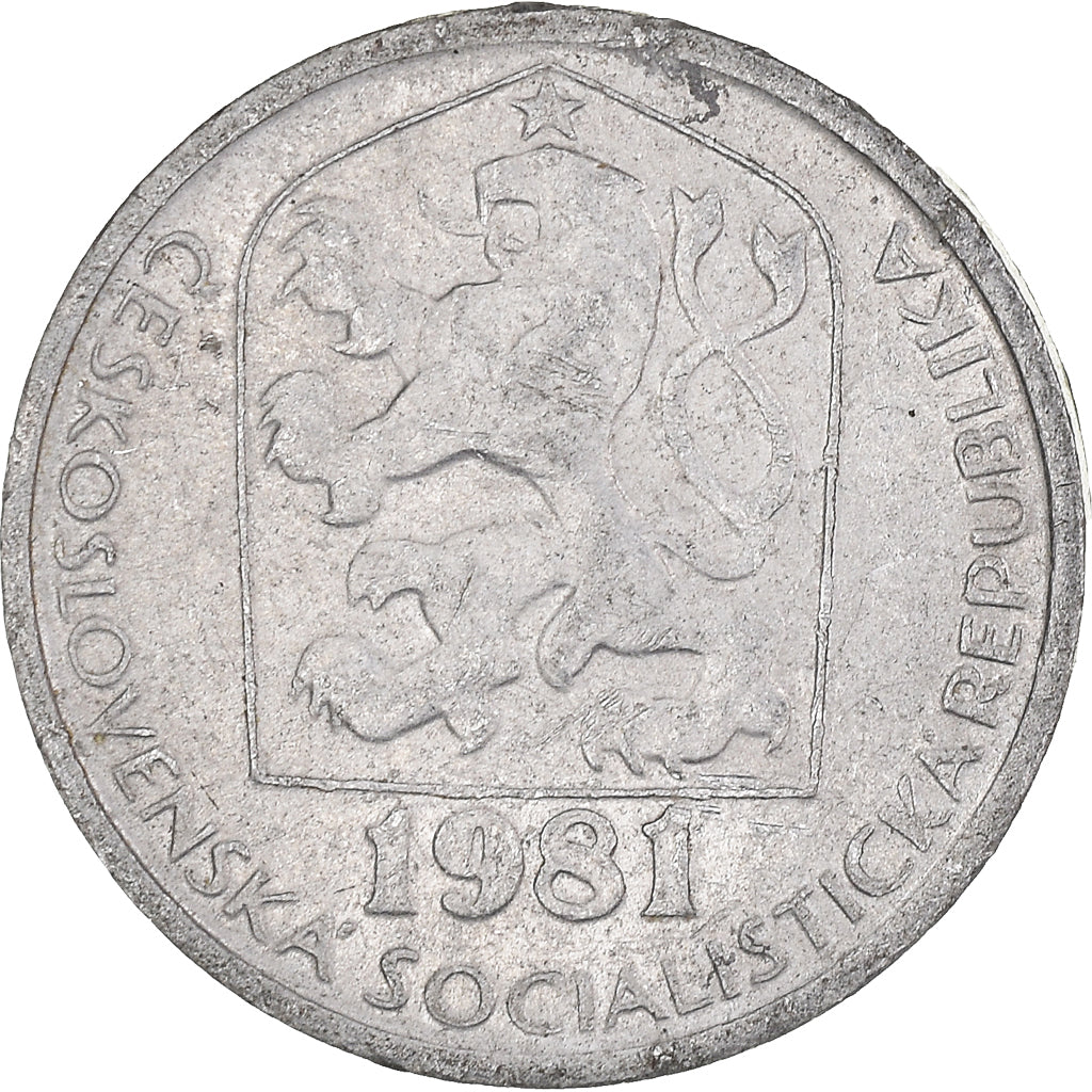 Munten, Tsjecho-Slowakije, 10 Haleru, 1981