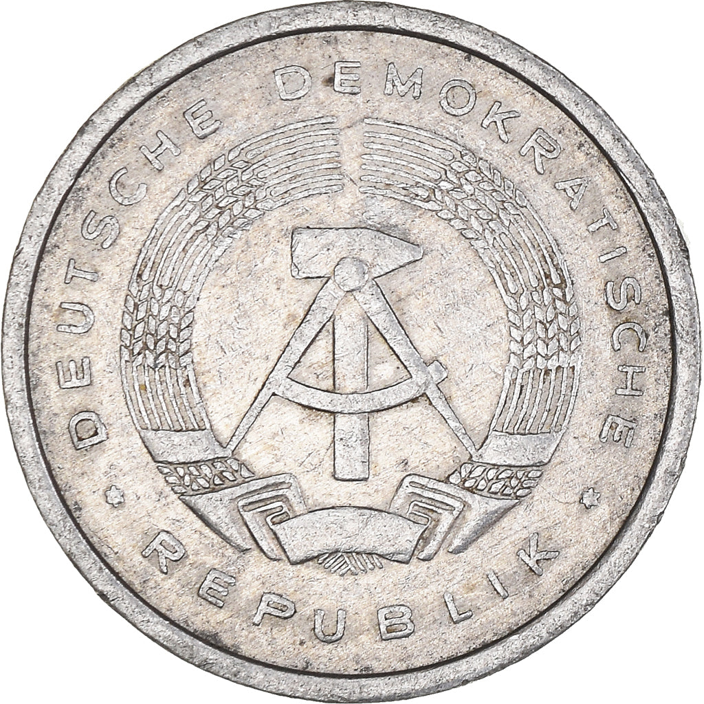 Moneda, República Democrática Alemana, 5 Pfennig, 1983