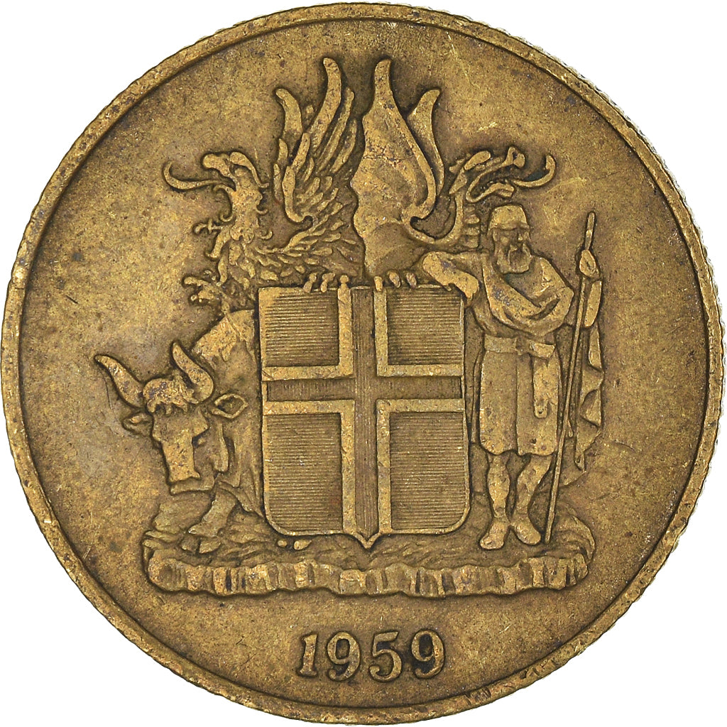 Moneta, Islanda, Krona, 1959