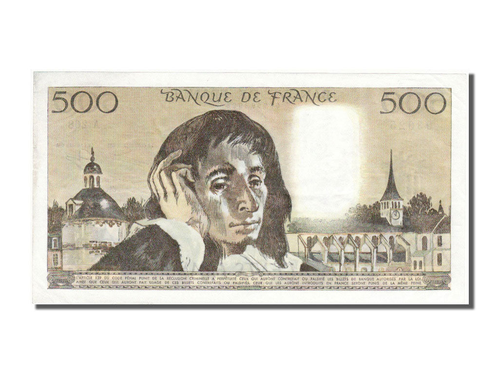 Billet, France, 500 Francs, 500 F 1968-1993 ''Pascal'', 1987, 1987-11-05, SUP+