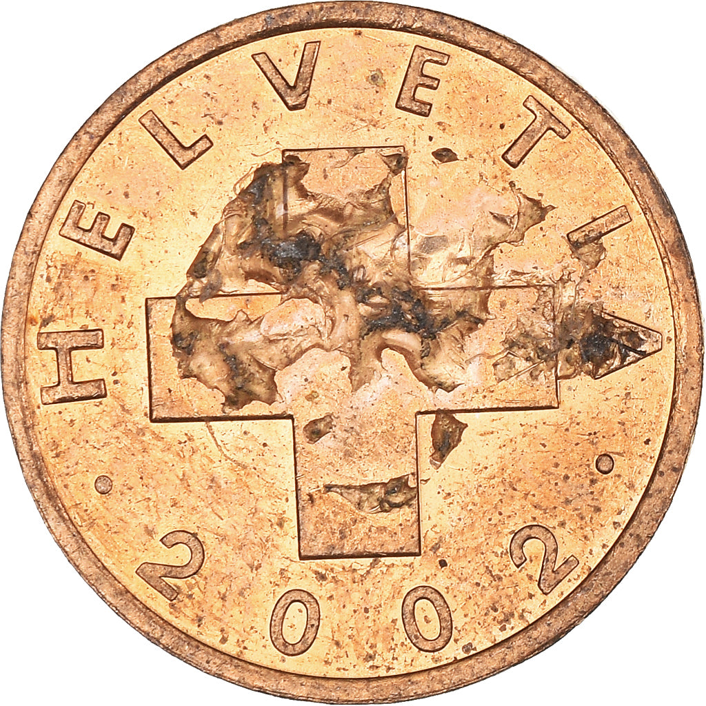 Munten, Zwitserland, Rappen, 2002