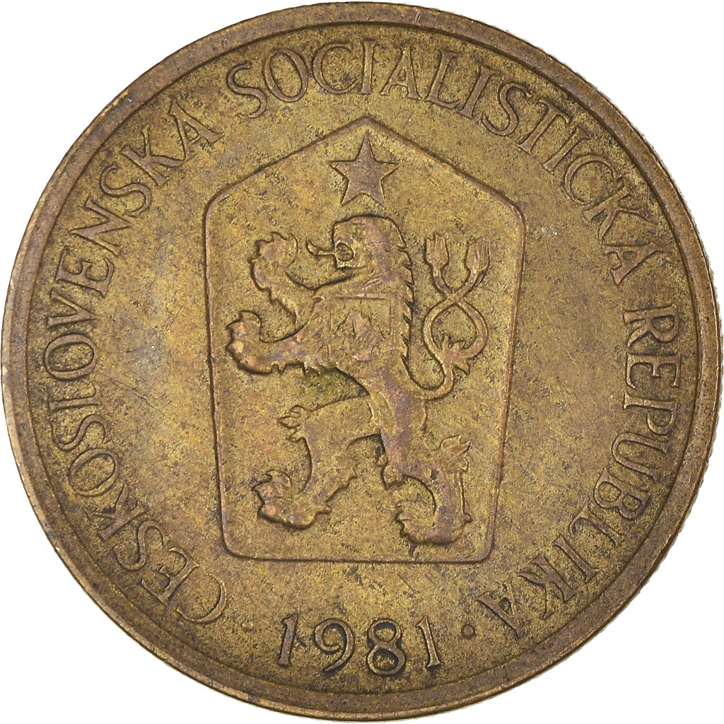 Moneda, Checoslovaquia, Koruna, 1981