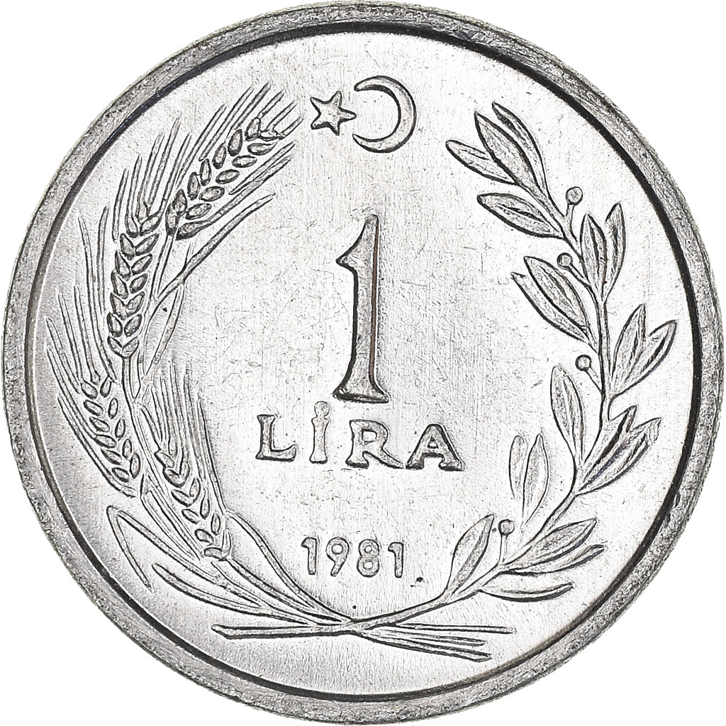 Monnaie, Turquie, Lira, 1981