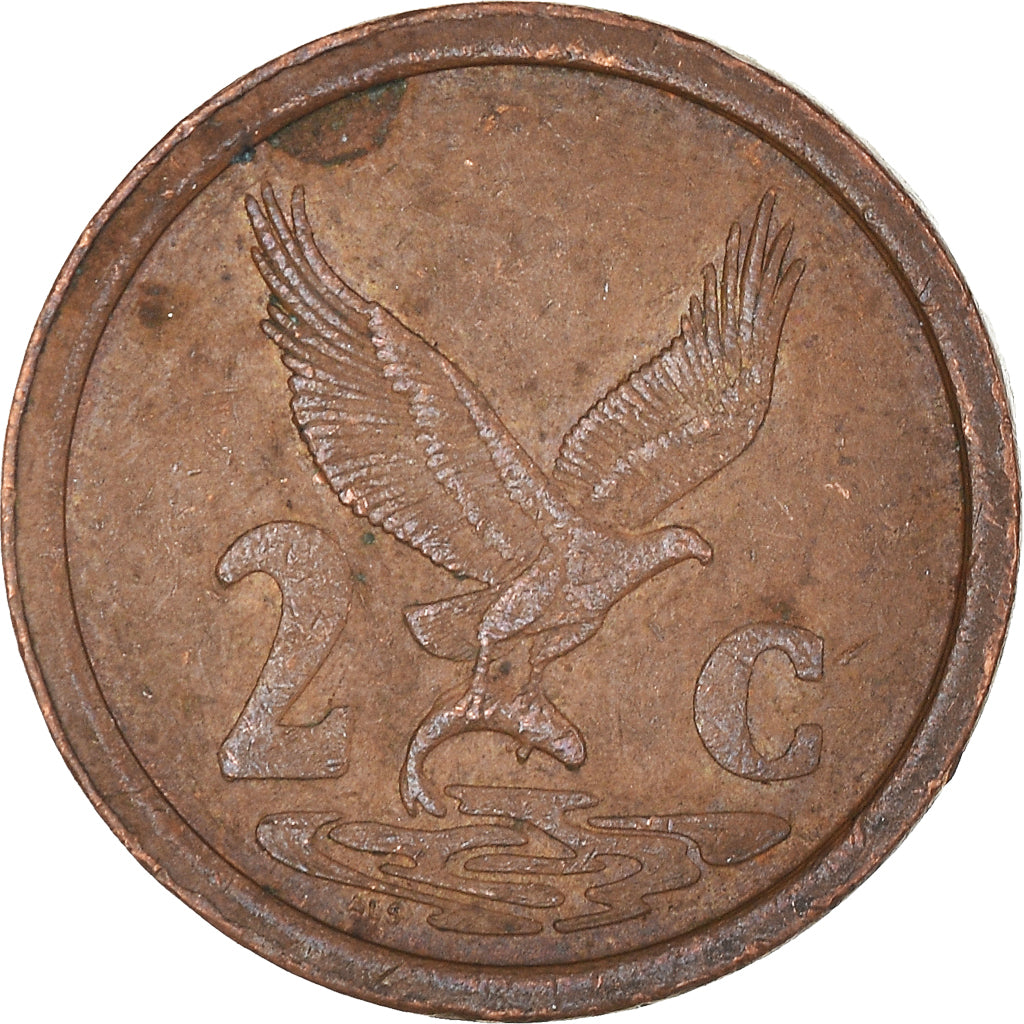 Moneta, Południowa Afryka, 2 Cents, 1995