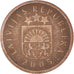 Coin, Latvia, Santims, 2005