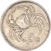 Coin, Malta, 5 Cents, 1986