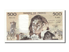 France, 500 Francs, 500 F 1968-1993 ''Pascal'', 1993, KM #156j, 1993-09-02,...