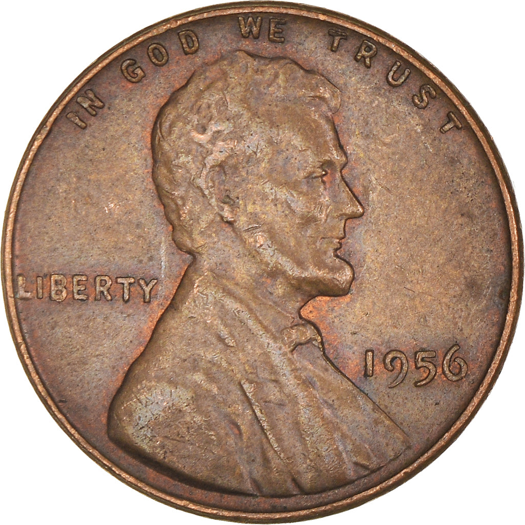 Monnaie, États-Unis, Cent, 1956