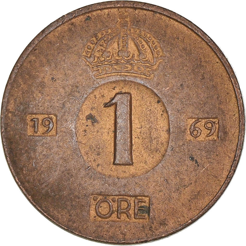 Coin, Sweden, Ore, 1969