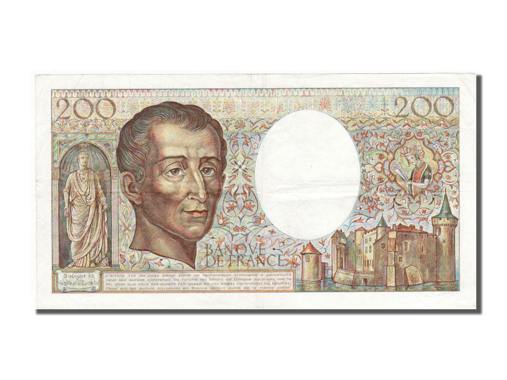 Billet, France, 200 Francs, 200 F 1981-1994 ''Montesquieu'', 1987, TTB+