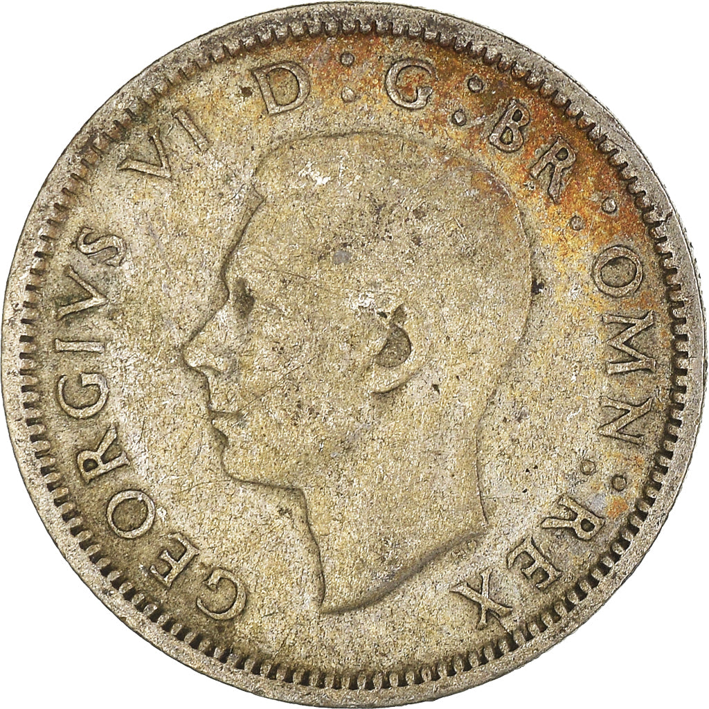 Monnaie, Grande-Bretagne, 6 Pence, 1943