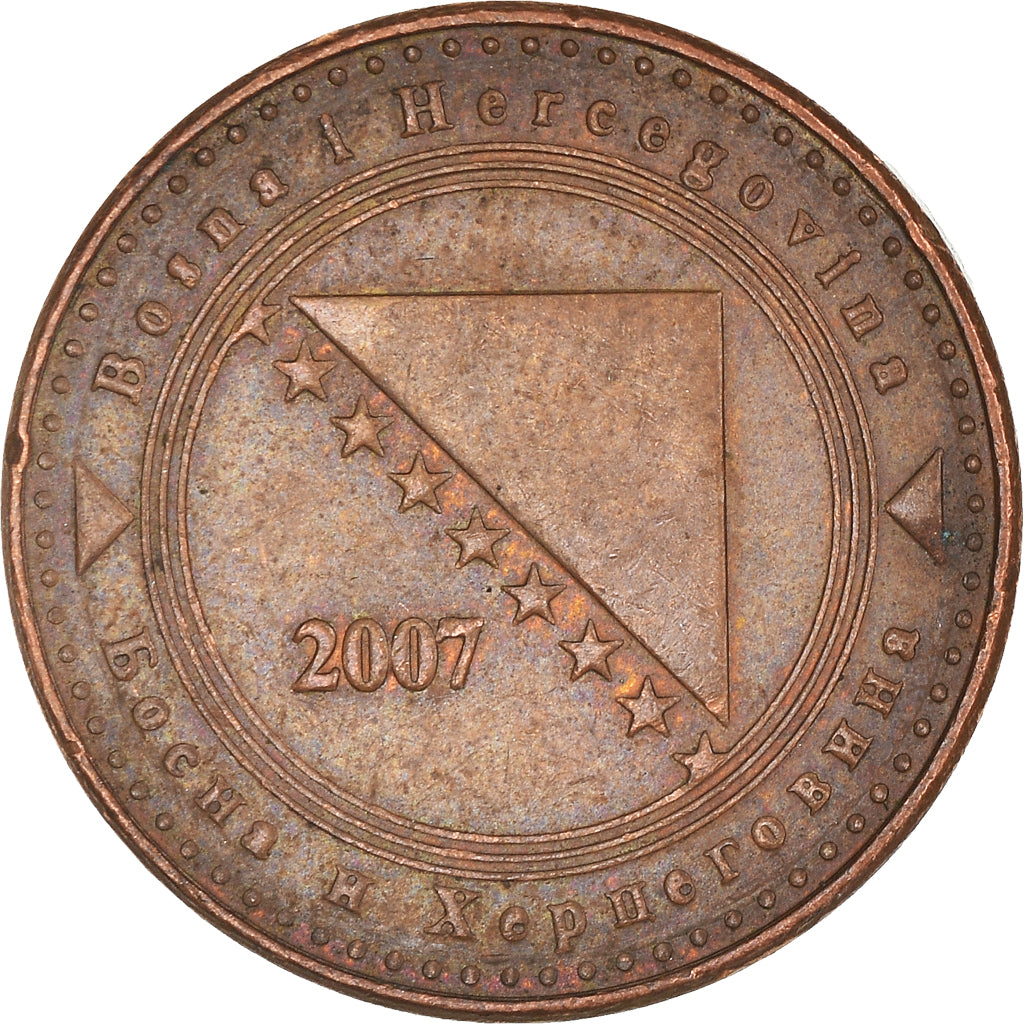 Münze, BOSNIA-HERZEGOVINA, 10 Feninga, 2007