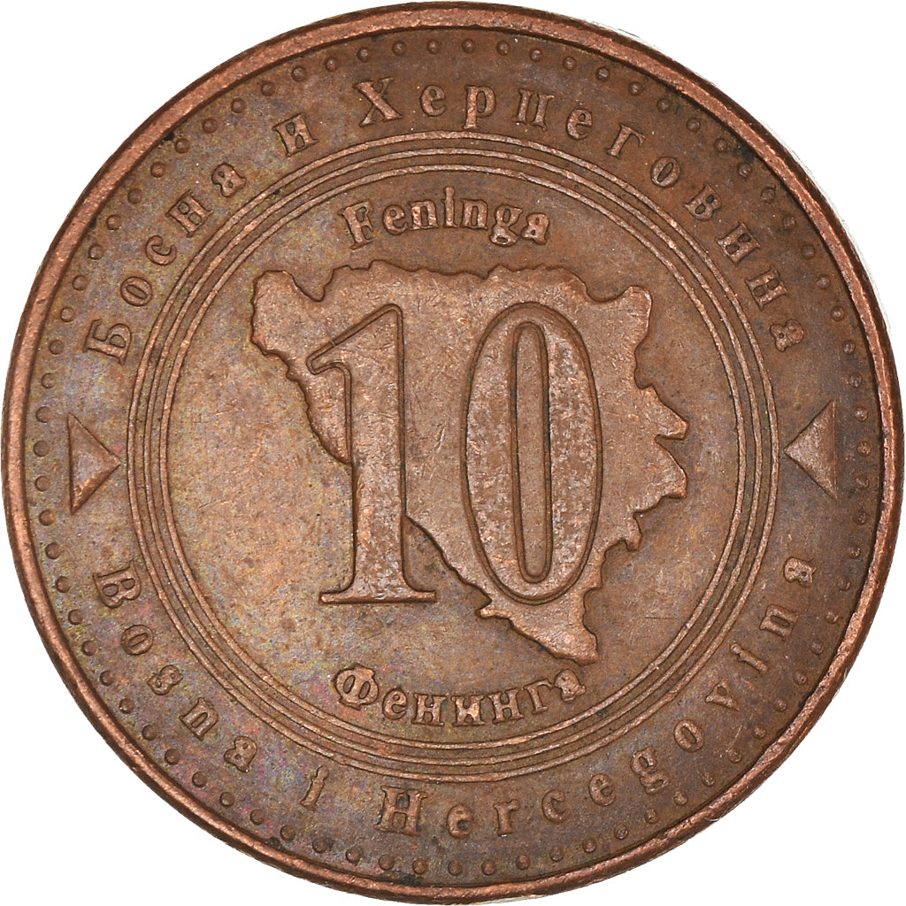 Münze, BOSNIA-HERZEGOVINA, 10 Feninga, 2007