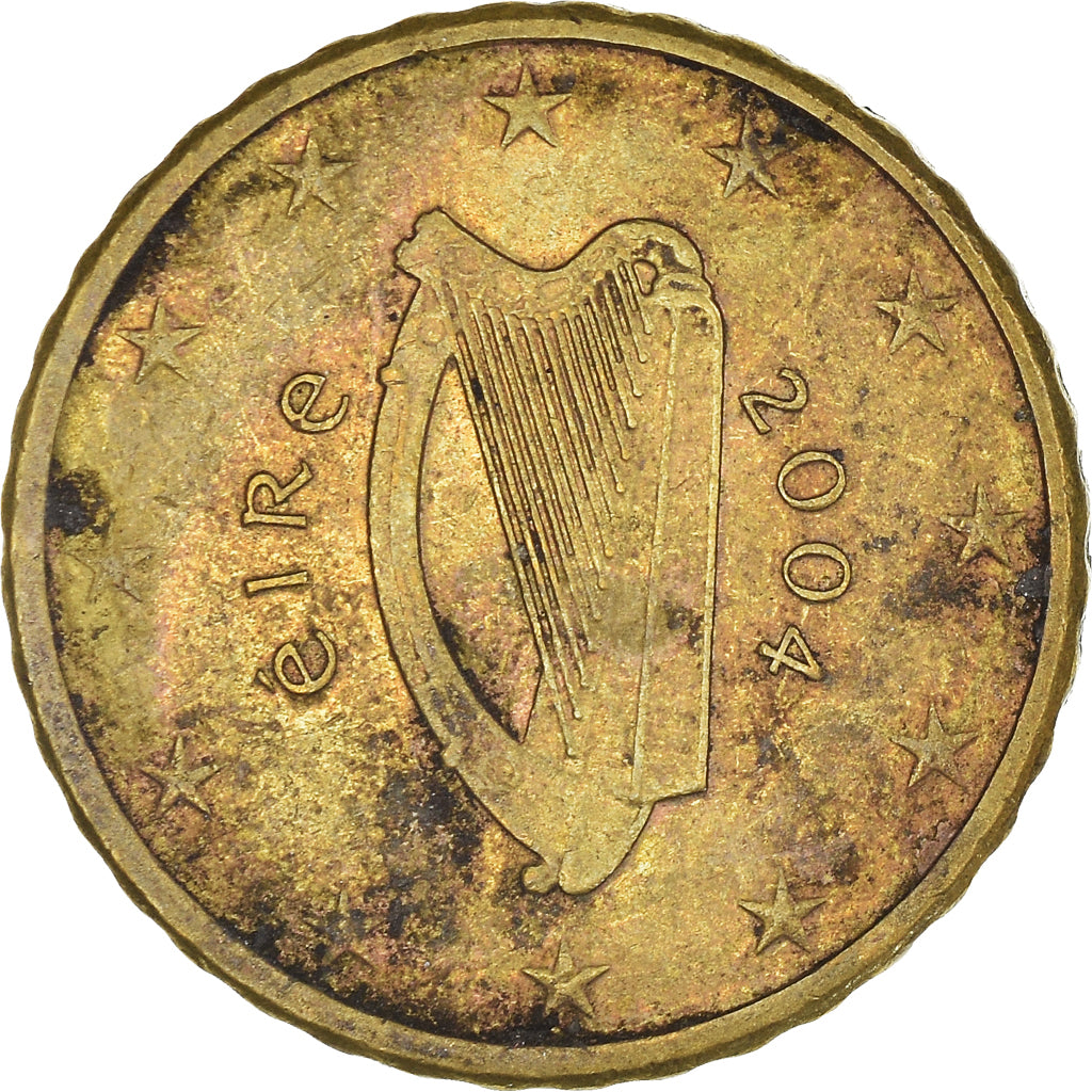 Moneda, REPÚBLICA DE IRLANDA, 10 Euro Cent, 2004