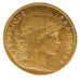 FRANCE, Marianne, 10 Francs, 1907, Paris, KM #846, AU(50-53), Gold, Gadoury...