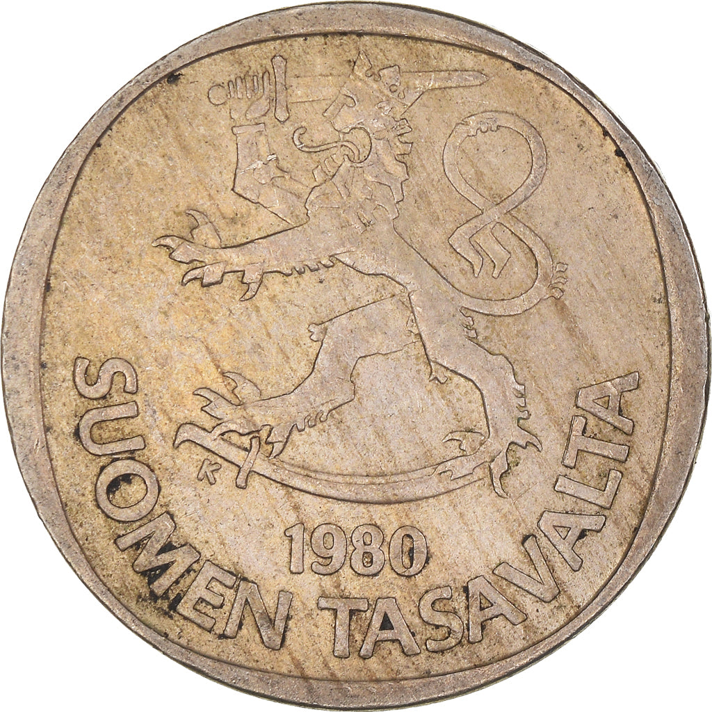 Moneda, Finlandia, Markka, 1980