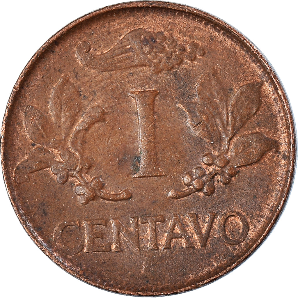 Coin, Colombia, Centavo, 1969