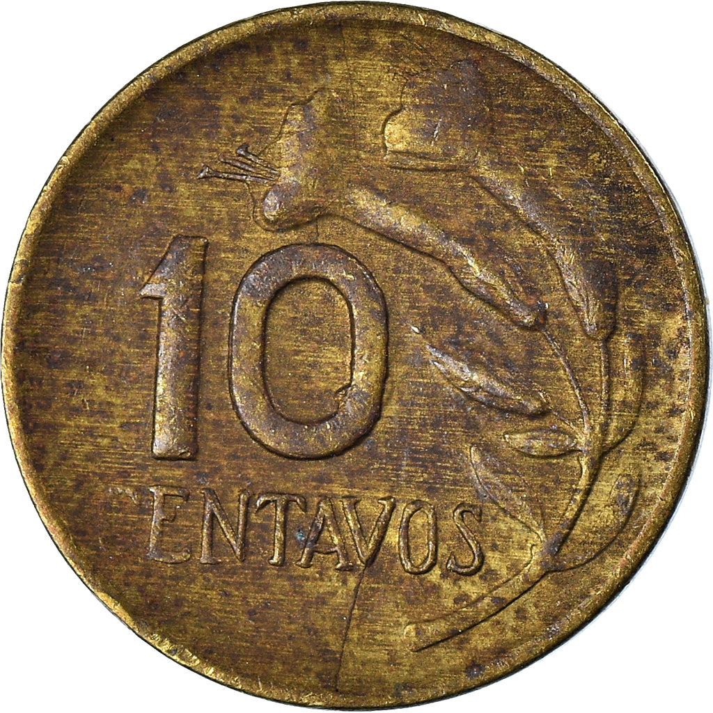 Monnaie, Pérou, 10 Centavos, 1970