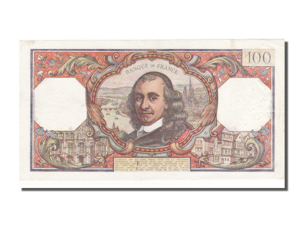 France, 100 Francs, 100 F 1964-1979 ''Corneille'', 1964, KM #149a, 1964-04-02,..