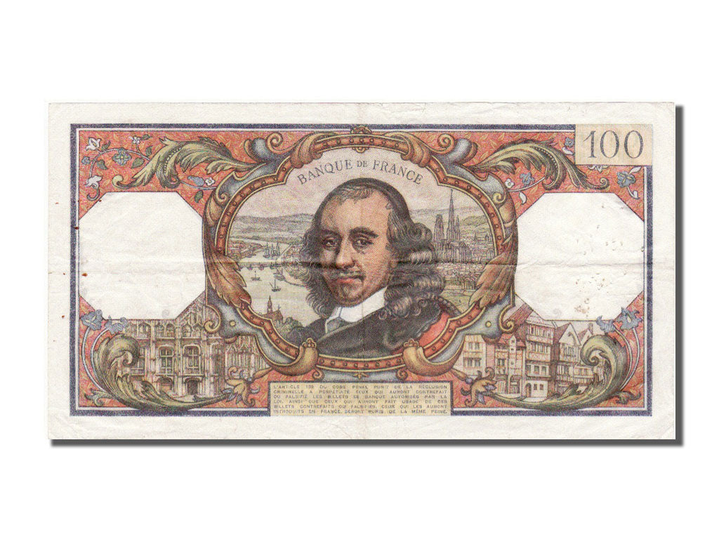 Banknote, France, 100 Francs, 100 F 1964-1979 ''Corneille'', 1964, 1964-04-02