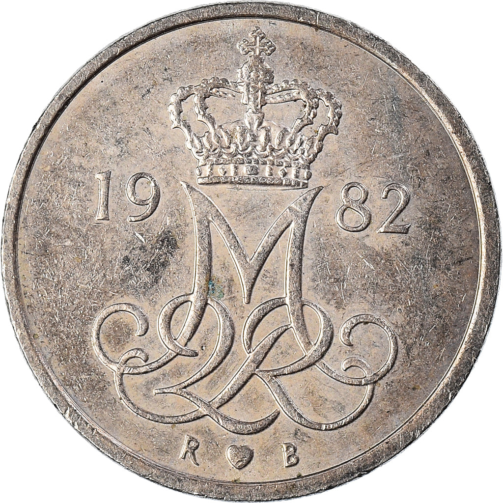 Moneta, Danimarca, 10 Öre, 1982