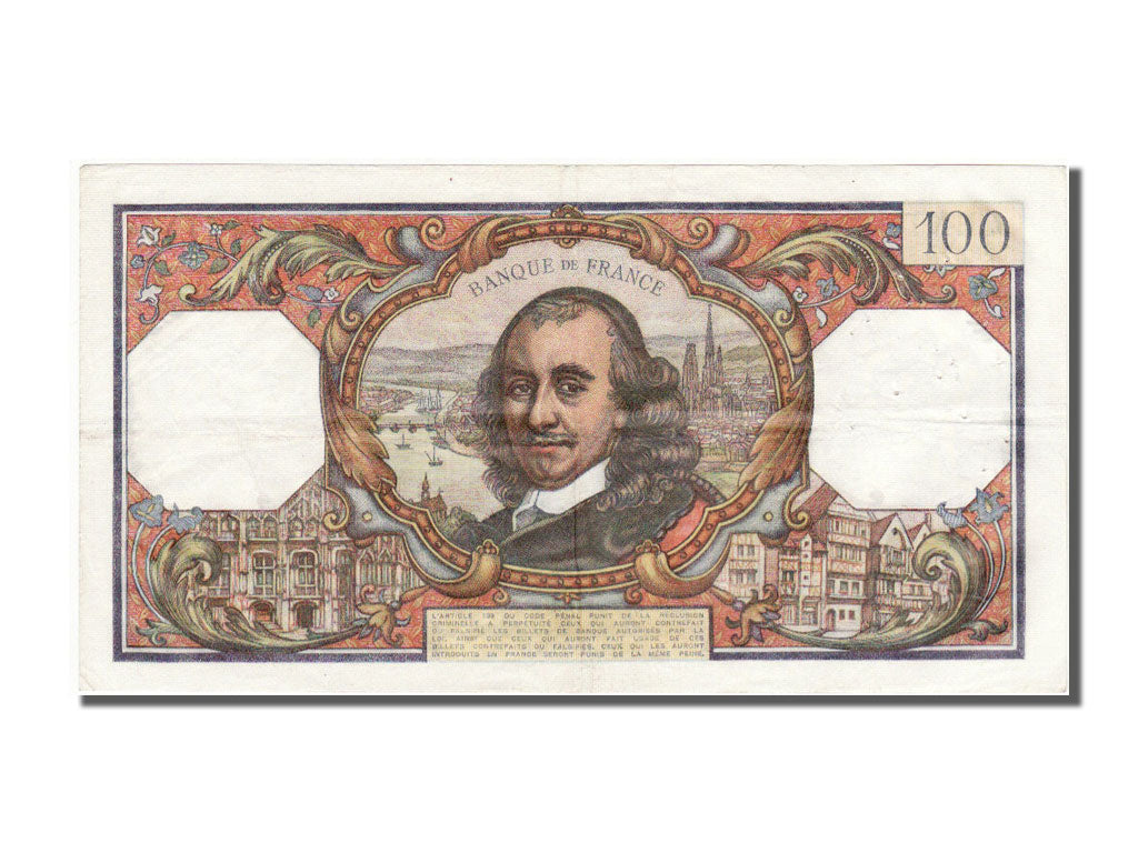 Francia, 100 Francs, 100 F 1964-1979 ''Corneille'', 1964, KM:149a, 1964-10-01...